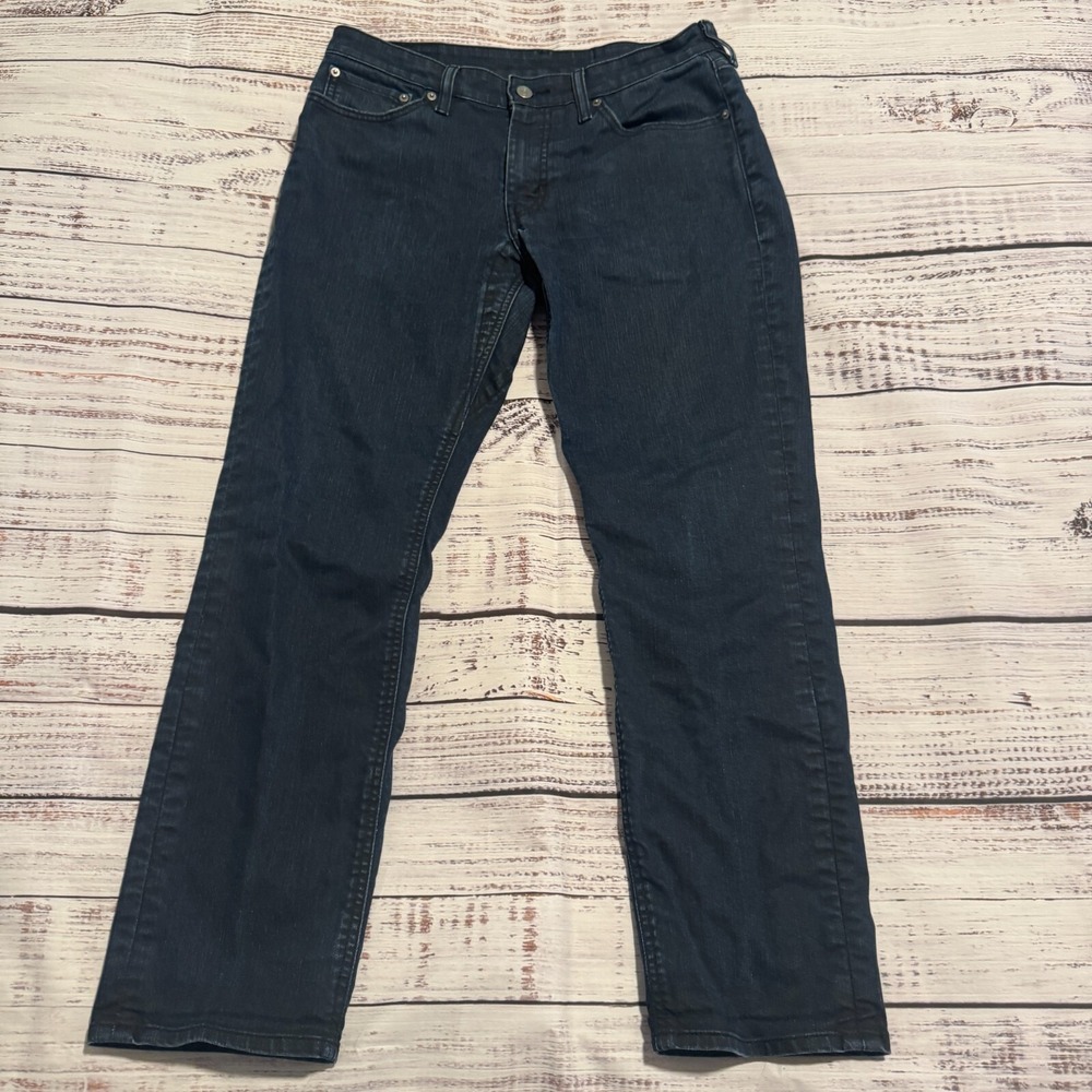 Levis 511 Jeans Blue Stretch Denim Pants Men's Size 33x30 (Fits 32x27)